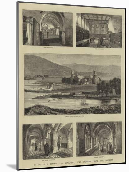 St Benedict's College and Monastery, Fort Augustus, Loch Ness, Scotland-null-Mounted Giclee Print