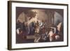 St Benedict Welcomes Totila-Francesco de Mura-Framed Giclee Print