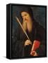 St. Benedict-Pietro Perugino-Framed Stretched Canvas