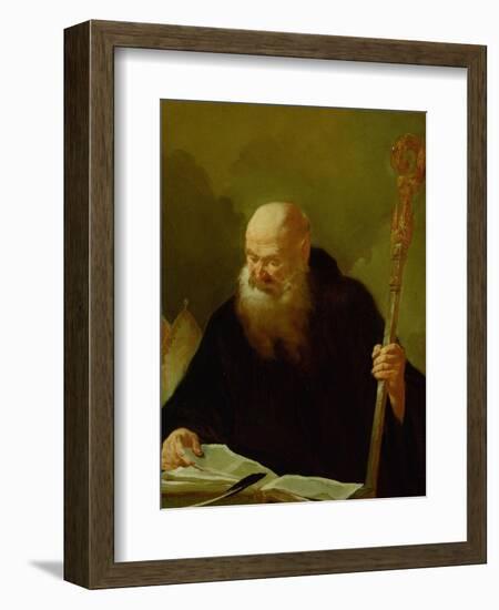 St. Benedict-Giovanni Battista Piazzetta-Framed Giclee Print