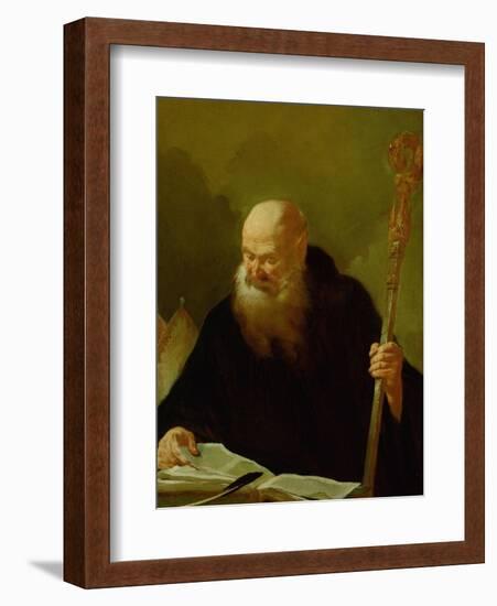 St. Benedict-Giovanni Battista Piazzetta-Framed Giclee Print