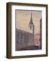 St Benet Gracechurch, London, C1810-William Pearson-Framed Giclee Print