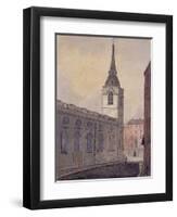 St Benet Gracechurch, London, C1810-William Pearson-Framed Giclee Print