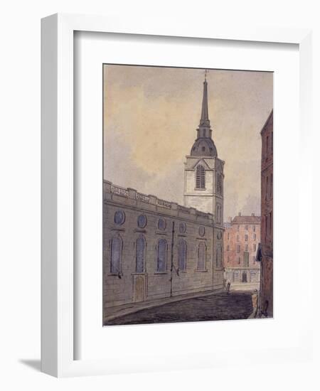 St Benet Gracechurch, London, C1810-William Pearson-Framed Giclee Print