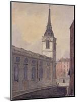 St Benet Gracechurch, London, C1810-William Pearson-Mounted Giclee Print