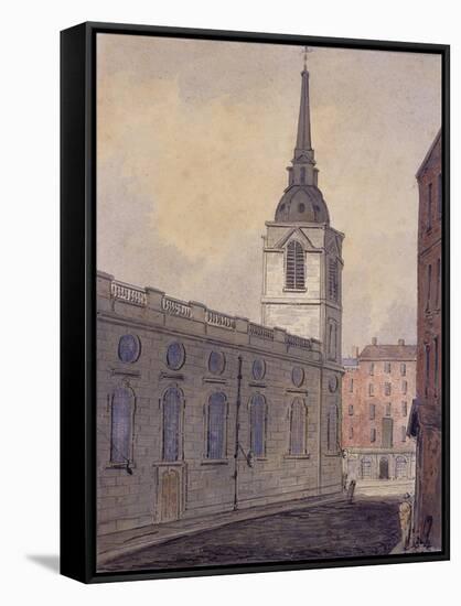 St Benet Gracechurch, London, C1810-William Pearson-Framed Stretched Canvas