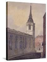 St Benet Gracechurch, London, C1810-William Pearson-Stretched Canvas