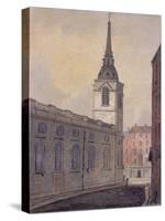St Benet Gracechurch, London, C1810-William Pearson-Stretched Canvas