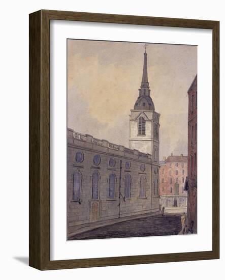 St Benet Gracechurch, London, C1810-William Pearson-Framed Giclee Print