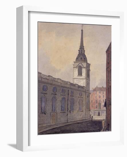 St Benet Gracechurch, London, C1810-William Pearson-Framed Giclee Print