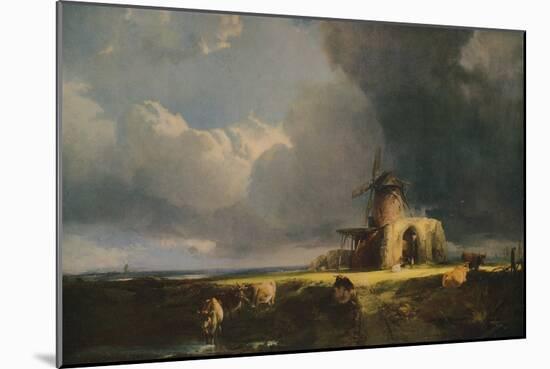 St. Benets Abbey, on the Bure, c1854-Henry Bright-Mounted Premium Giclee Print