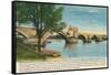 St. Benezet Bridge, Avignon-null-Framed Stretched Canvas