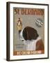 St Bernard Ice Cream-Fab Funky-Framed Art Print