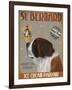 St Bernard Ice Cream-Fab Funky-Framed Art Print