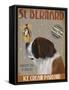 St Bernard Ice Cream-Fab Funky-Framed Stretched Canvas