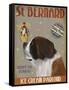 St Bernard Ice Cream-Fab Funky-Framed Stretched Canvas