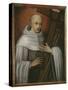 St. Bernard of Clairvaux Carrying the Instruments of the Passion-Spanish School-Stretched Canvas