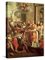 St. Bernard of Clairvaux-Marten Pepyn-Stretched Canvas