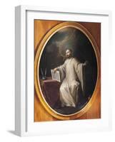St Bernard of Clairvaux-Miguel Cabrera-Framed Giclee Print