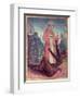 St. Bernard of Menthon Overcoming a Demon, from a Book of Hours, 1490-null-Framed Premium Giclee Print