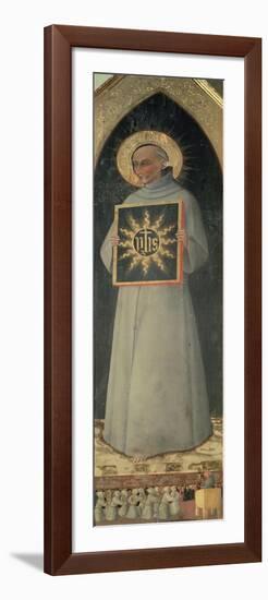 St Bernard Preaching by Vecchietta-null-Framed Giclee Print