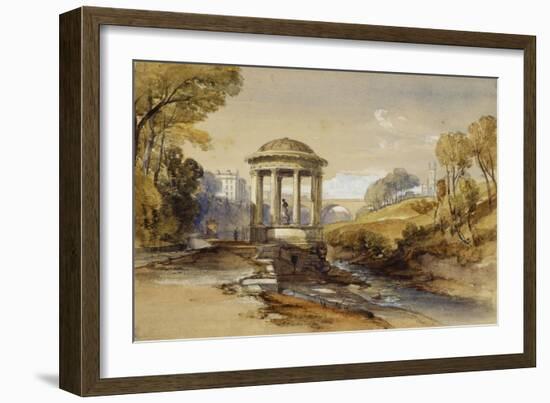 St Bernard's Well, Water of Leith, near Edinburgh, Scotland-William Leighton Leitch-Framed Giclee Print