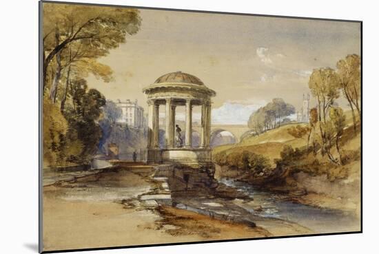 St Bernard's Well, Water of Leith, near Edinburgh, Scotland-William Leighton Leitch-Mounted Giclee Print