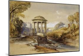 St Bernard's Well, Water of Leith, near Edinburgh, Scotland-William Leighton Leitch-Mounted Giclee Print