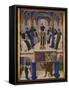 St. Bernard Teaching-Jean Fouquet-Framed Stretched Canvas