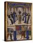 St. Bernard Teaching-Jean Fouquet-Stretched Canvas