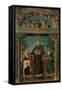 St. Bernardine of Siena and Angels-Andrea Mantegna-Framed Stretched Canvas