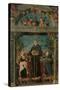 St. Bernardine of Siena and Angels-Andrea Mantegna-Stretched Canvas