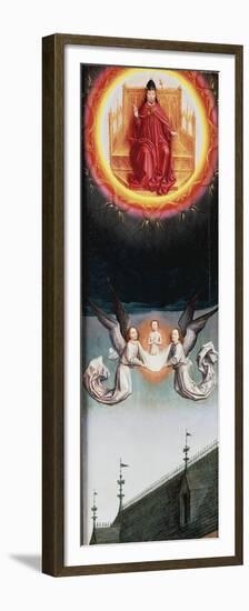 St Bertin's Soul Rising to Heaven, Fragment of St Bertin Altarpiece, Ca 1459-Simon Marmion-Framed Premium Giclee Print