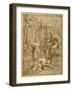 St. Bibiana Lies Martyred before the Prefect Apronianus-Pietro Da Cortona-Framed Giclee Print