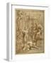 St. Bibiana Lies Martyred before the Prefect Apronianus-Pietro Da Cortona-Framed Giclee Print