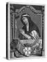 St Birgitta of Sweden-Bernard Picart-Stretched Canvas