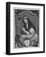 St Birgitta of Sweden-Bernard Picart-Framed Art Print