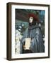 St Bonaventura, Detail from the Apparition of the Virgin to St Francis of Assisi and Bonaventure-Luigi Serra-Framed Giclee Print