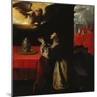 St, Bonaventura Praying, 1629-Francisco Zurbaran y Salazar-Mounted Giclee Print