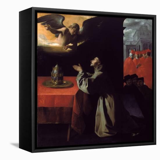 St. Bonaventura-Francisco de Zurbarán-Framed Stretched Canvas