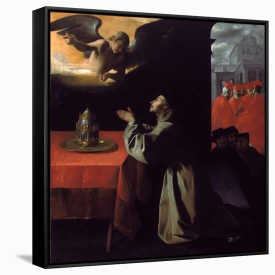 St. Bonaventura-Francisco de Zurbarán-Framed Stretched Canvas