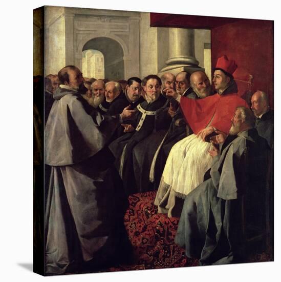 St. Bonaventure-Francisco de Zurbarán-Stretched Canvas