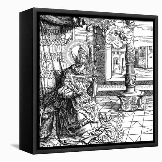 St Boniface, Bishop-null-Framed Stretched Canvas