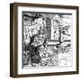 St Boniface, Bishop-null-Framed Art Print