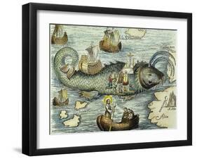 St. Brendan: Mass-null-Framed Giclee Print