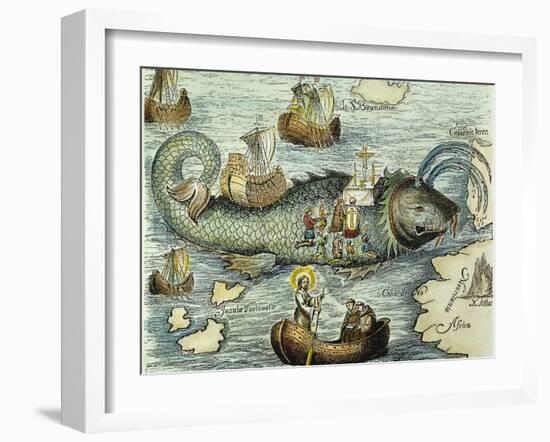 St. Brendan: Mass-null-Framed Giclee Print