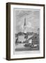 St Bride's Church, Fleet Street, City of London, 1815-Matthews-Framed Premium Giclee Print