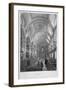 St Bride's Church, Fleet Street, City of London, 1839-T Turnbull-Framed Giclee Print