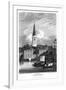 St Bride's Church, London, 1815-Matthews-Framed Giclee Print