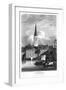 St Bride's Church, London, 1815-Matthews-Framed Giclee Print